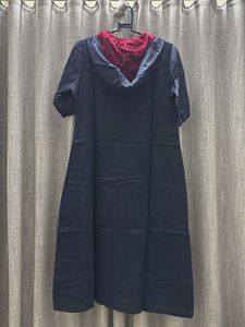 BOMBAY PAISLEY S Patchwork Hooded Midi Dress