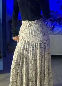 Flowy Printed Maxi Skirt