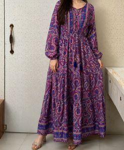 Bohemian Print Maxi Dress