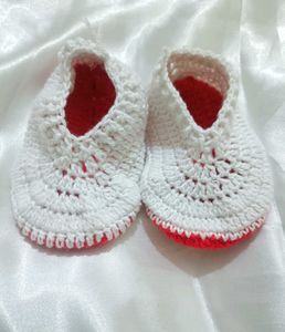 Handmade Crochet Baby Booties