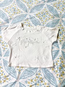 cute white crop top