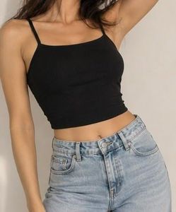 Black Crop Tank Top(BRAND NEW&amp; UNUSED)