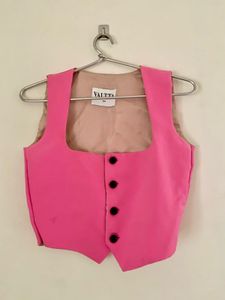 VALTA Pink Buttoned Vest