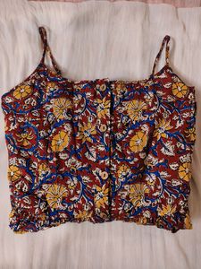 KALAMKARI FLORAL PRINT DRESS