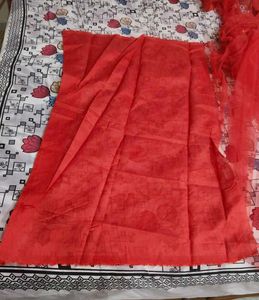 Beautiful Butterfly Net saree in Red ♥️🔥