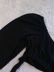 Black Wrap Top