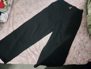 Classic Black Wide-Leg Pants