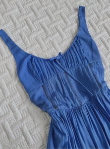 Blue Sundress with Slit