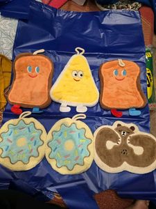 Cute Plush towels (Set of 6)