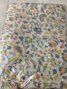 Vibrant Floral Print Saree