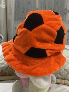 Cute Orange Football Hat