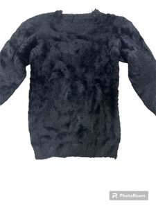 Black Furr Sweatshirt