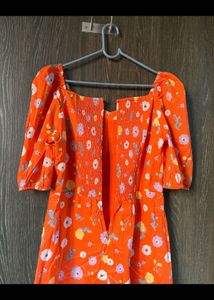 Floral Print Midi Dress