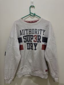 Superdry White Graphic Sweatshirt