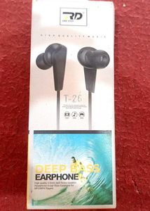 RD Deep Bass Earphone T-26