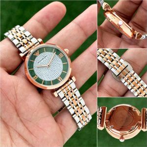 Emporio Armani Women's Green Dial Watch