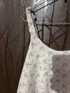 Chic Bird Print Tank Top