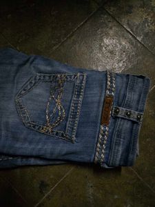 Cowgirl tuff denim Co Flared Blue