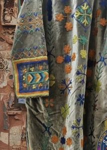 Embroidered Velvet SUZANI JACKET