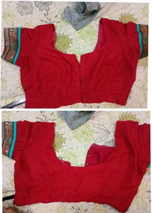pretty Red saree ♥️🔥