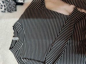 Classic Striped Cotton Top(WILL STOCKOUT SOON)