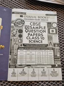 CBSE 10 sample question paper class 10th scienc