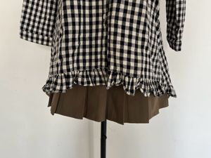 Black &amp; White Gingham Shirt