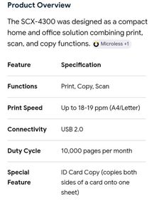 ✨💯 ORIGINAL SAMSUNG SCX 4300 🖨️ PRINTER ✨💯