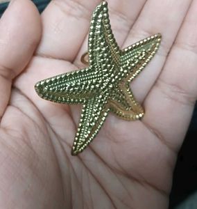 Unique Starfish Statement Ring