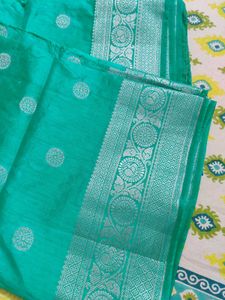 Women Cyan Saree