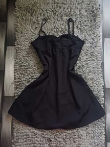 H&amp;M Black Babydoll Mini Dress ✨️🖤