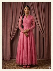 Pink Ethnic Gown | Size XS