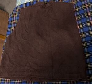 V-Neck Button-Up Knit Vest