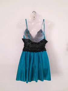 Cyan Laced Dress (Women's)