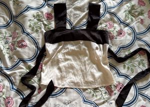 Chic Satin Two-Tone Camisole Top