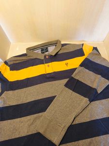 Men's Striped Polo Shirt