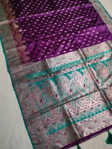 New Banarasi Satin Silk Saree