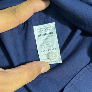 Men's Short Sleeve Navy Shirt