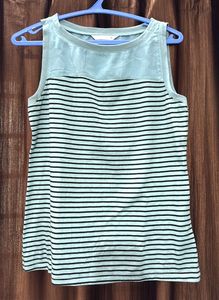 Striped Sleeveless Top
