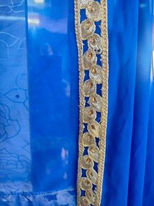 Elegant Blue top skirt with dupatta