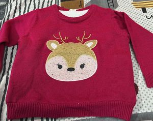 Cute Reindeer Knit Sweater