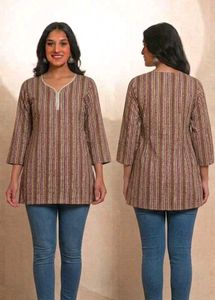 Striped Cotton Kurta