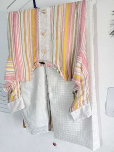 🤩Striped Kurta with Pants & Dupatta🩷