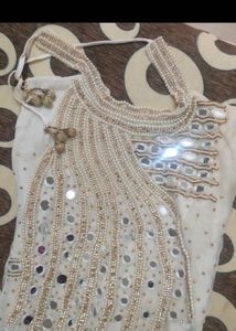 Beautiful White Pearl Gown