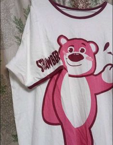 Cute Bear  night t-shirt