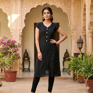 Elegant Black Kurti