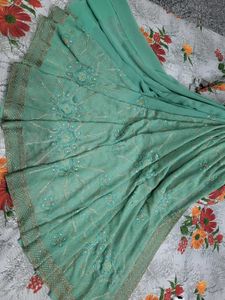 Beautiful Border with heavy design Saree i