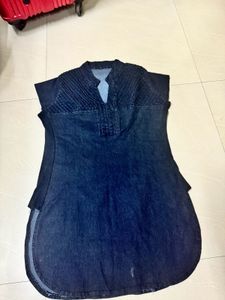Stylish Denim Kurta