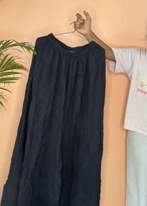 Black Elastic Waist Pants