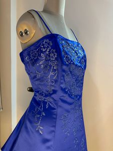 Blue Embellished Dress